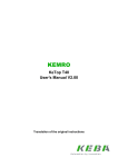 KeTop T40 User`s Manual V2.00