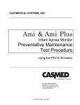 AMI Preventative Maintenance Test Procedure Using the