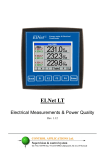 ELNet LT User Manual - Control Applications Ltd.