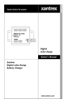 Owner`s Manual Xantrex Digital echo-charge Battery Charger Digital