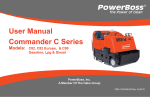User Manual Commander C Series Models: C82