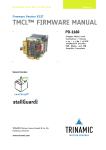 PD-1160 TMCL Firmware Manual