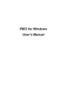 PM/2 for Windows User`s Manual