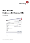 Manual Brainloop Outlook Add