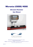 U3000-4000 English User Manual Issue 2 .5