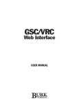 GSC Web Interface User Manual REV D.qxp