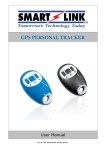 GPS PERSONAL TRACKER - SmartLink International