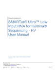 SMARTer® Ultra Low Input RNA for Illumina® Sequencing
