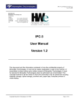 IPC-3 User Manual Version 1.2