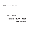 TeraStation WS User Manual