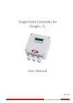 User Manual - Single Point Controller, Oxygen, O