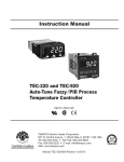 Instruction Manual TEC-220 and TEC-920 Auto