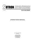 system setup - Sutron Corporation