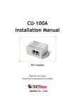 Outline for XSUM-1900 (slave modem) User`s Manual