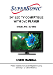 24” led tv compatible with dvd player user manual
