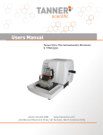 TN5500 Semi-Auto Microtome Manual