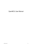 OpenMCU User Manual - OpenMCU-ru