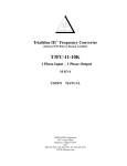 T3FC-11-10K Manual