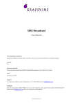 SMS Broadcast User Manual