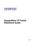 DesignWare IP Family Reference Guide