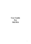 User Guide For ÀKURA