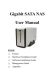Gigabit SATA NAS User Manual