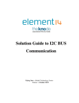 Solution Guide to I2C BUS Communication