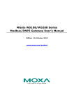 MGate W5108/W5208 Series Modbus/DNP3 Gateway User`s Manual