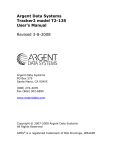 Argent Data Systems Tracker2 model T2-135 User`s Manual