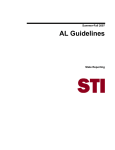 Summer-Fall 2007 AL Guidelines