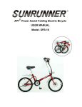 APT Power Assist Folding Electric Bicycle USER MANUAL Model