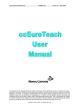 TSP030 ccEuroTeach User Manual V1[1].4(2)