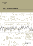 Velocity measurements
