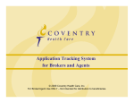 Application Tracking System for Brokers and Agents