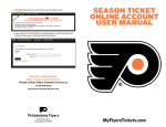 season ticket online account user manual