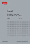 Simrad AP25 Manual for Volvo Penta IPS system