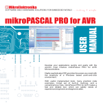 mikroPascal PRO for AVR User Manual v1.00