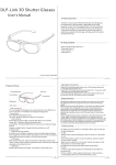 DLP-Link 3D Shutter Glasses