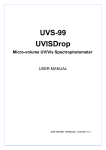 Avans UVS-99 User Manual-EN