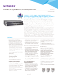 ProSAFE® 10-Gigabit Ethernet Smart Managed Switches