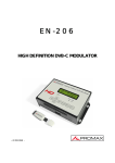 User manual for EN-206C (high definition DVB-C modulator)