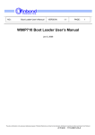 W90P710 Bootloader Users Manual