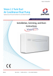 Vision 2.3 Twin Duct Air Conditioner/Heat Pump