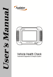 User Manual. - Vehicle Health Check diagnostics