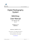 Digital Radiography System MAXXray User Manual
