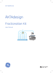 ÄKTAdesign Fractionation Kit - GE Healthcare Life Sciences
