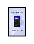 TruWave Plus User Manual Rev 00.pub