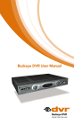 Buckeye DVR User Manual