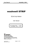 User Manual - washwell STRIP - 3.21.DOC
