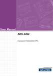 User Manual ARK-3202